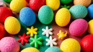 Видео для детей, яйца с сюрпризами из шарикового пластелина