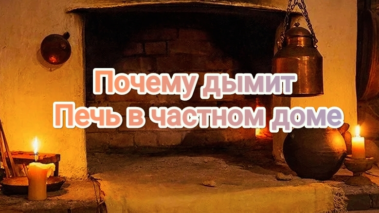 Почему дымит печь в частном доме