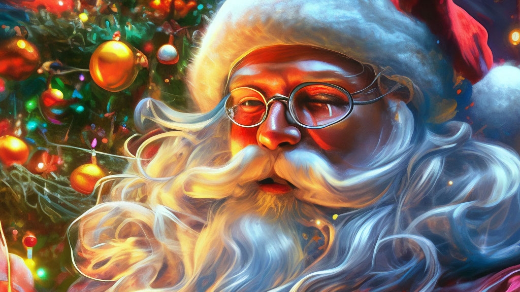 Новый год на пороге! С наступающим. Красивая музыкальная открытка.