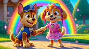 Давай Мириться! ❤️ Песенка клип про детскую ссору и дружбу Щенячий патруль. ❤️ Скай и Гонщик