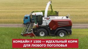 Комбайн F 1500 — идеальный корм для любого поголовья