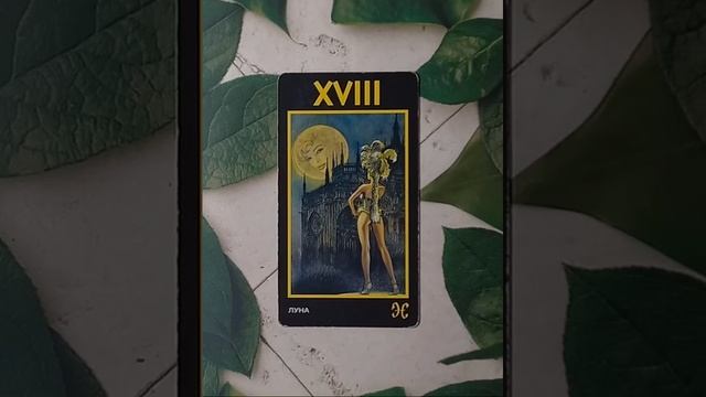 Для начинающих.Таро Манара.Старший аркан Луна.