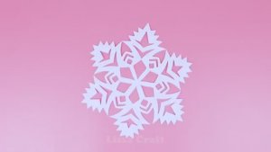 Как красиво вырезать снежинку из бумаги!