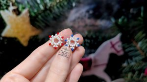 Мастер-класс Мини Снежинка/Бисер/Бисероплетение