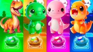 Coffin Dance Динозавры 255 уровень - Мультики про Динозавров | МУЛЬТФИЛЬМЫ ДИНОЗАВРЫ в Tiles Hop