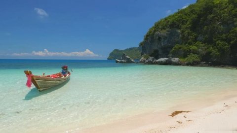 Тропический пляж 🌴 Расслабляющие звуки океанских волн 🌊 Медитация/Йога/Сон