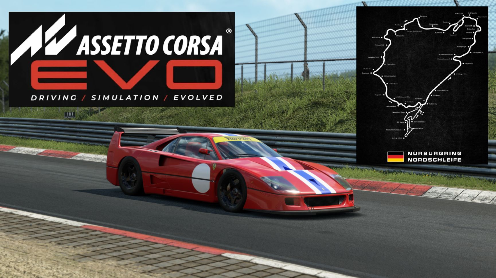 Assetto Corsa EVO. Ferrari - F40. Nürburgring. Nordschleife. 2025.12.09 - 20.10.41.10