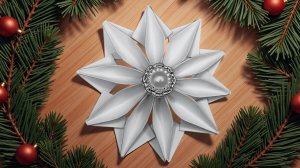 Сделать самую красивую снежинку из бумаги на Новый год