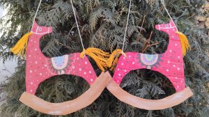 🐴 Лошадка из картона🐎Мастер класс 🎄