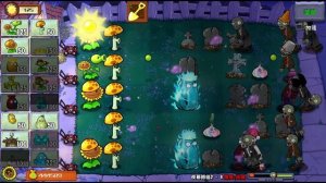 ОРДА ЗОМБИ Plants vs Zombies Hybrid Remake Растения против Зомби ПвЗ ночь