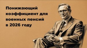 Понижающий коэффициент для военных пенсий в 2026 году