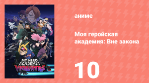 Моя геройская академия: Вне закона 10 серия (аниме-сериал, 2025)