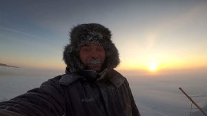 Рыбалка в -41. Ловля налима на Енисее. 36