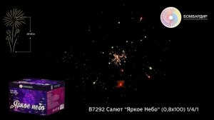 В7292 Салют Яркое Небо (0,8х100) 141