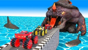 Машинки летают и прыгают! Развивающие мультики Машины помощники. Мультфильмы про машинки