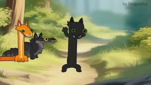 Коты воители/Мем/ Горелый/