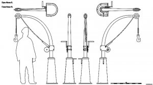 Кран - балка B. Чертёж. Crane-beam B. Drawings.