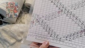 Отработала узор на УРА! Декабрь_2025_Год кардиганов 2