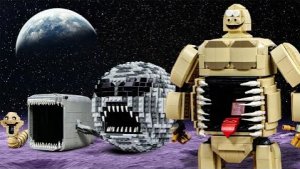 Лего Выживание Космическими Боссами Ужас На Окончательное Завершение Охоты Игра Лего Побег