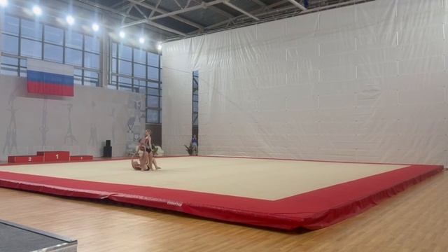 ТР 1 юн. разряд, Игнатенкова - Якимова - Сердечкина , ДЮСШ г. Гвардейск, Комбинированное упражнение