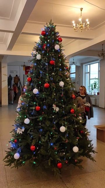 Первый корпус Донецкого национального технического университета готовится к встрече Нового года