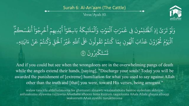 6.Сура «Аль-Ан'ам» («Скот») — 165 аята.