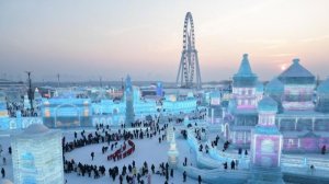 Китай.  Харбин.  Мир льда и снега. Зимняя страна чудес.