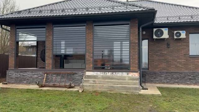 Прозрачные рольставни для террасы | Alumdevelop смотреть онлайн