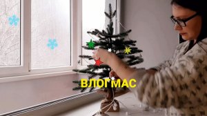 КУПИЛА ЛИТУЮ ЁЛКУ, УКРАШАЮ🎄 Влогмас 3.