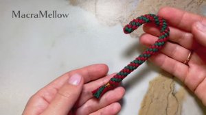 Леденец на елку макраме мастер-класс 🍭Новогодний декор своими руками