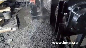 Однороторный шредер для резины