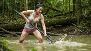 В тот момент, когда я упала в болото и встретилась взглядом со смертоносным крокодилом