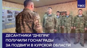 Десантники "Днепра"  получили госнаграды  за подвиги в Курской области