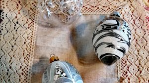 Создаём предновогоднее настроение:разбираем елочные игрушки #прованскиештучки #новогоднее