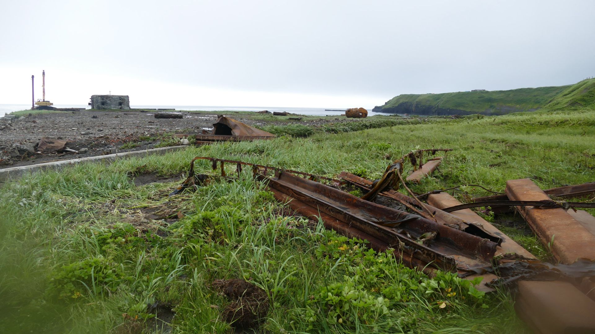 Остров Шумшу, Байково, последствия после четвертой волны цунами, 30 июля 2025 смотреть онлайн