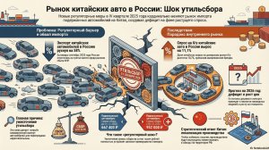 Утильсбор: Трансформация экспорта китайских авто в РФ