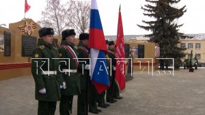 В Гагинском районе открыли мемориал воинам, павшим в Великой Отечественной войне