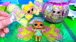 РУСАЛКА С КРЫЛЬЯМИ😱😲🧜♂️🧚♀️ РАСПАКОВКА ЛОЛ сюрприз феи с крыльями новинка ЛОЛ lol fairies