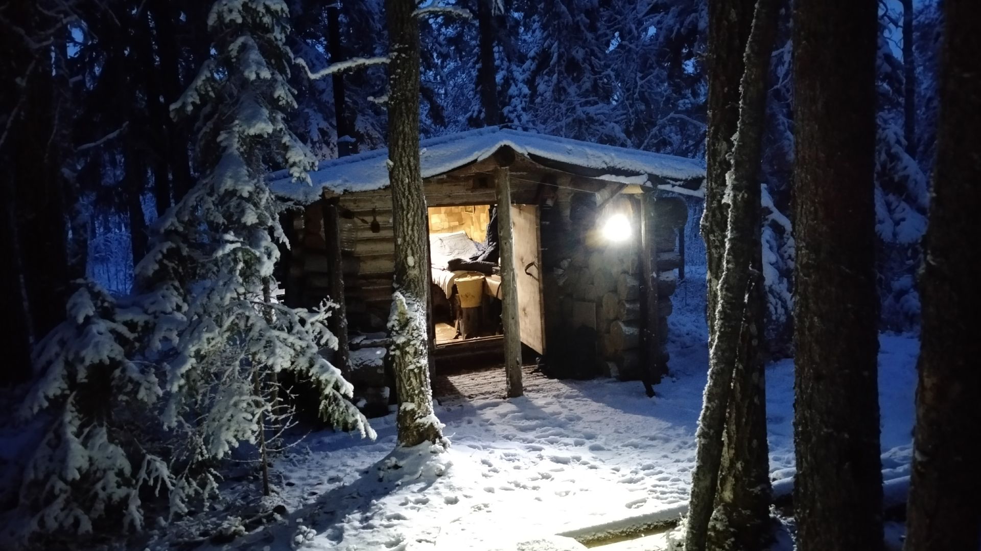 В Избу с ночёвкой. Проверка капканов.Косачи не сидят смотреть онлайн