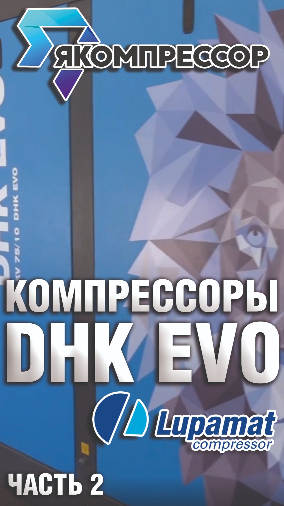 Двухступенчатый компрессор Lupamat DHK EVO часть 2.
