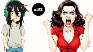 "Моему мужу" позвонил нууууу очень любопытный мошенник из "Теле2" 🤓🧐🤭