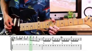 Surf Pop Rock Guitar Solo in Em(tab)