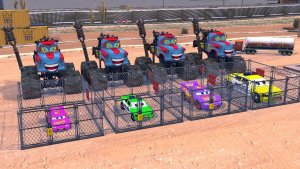 Мультики про машинки - Большие машины - Тяжелые грузовики - Сборник - Мультики для детей