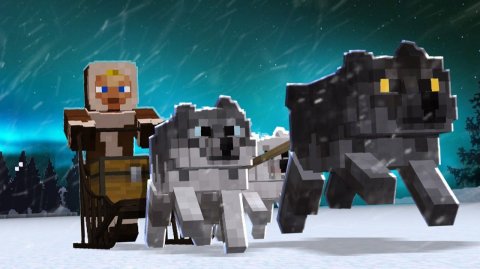 Выживание в Собачьей Упряжке - ЗИМНИЙ АПОКАЛИПСИС (Майнкрафт Фильм)
