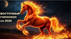 ВОСТОЧНЫЙ ГОРОСКОП 2026 ГОД  / Chinese Horoscope 2026 Year of Red Horse
