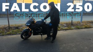 Мотоцикл FALCON SPEEDFIRE. Недорогой мотоцикл в стиле "спорт". Краткий обзор.