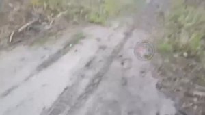 🇷🇺Бойцы ВС России перерезают кабель FPV дрона ВСУ…🇺🇦