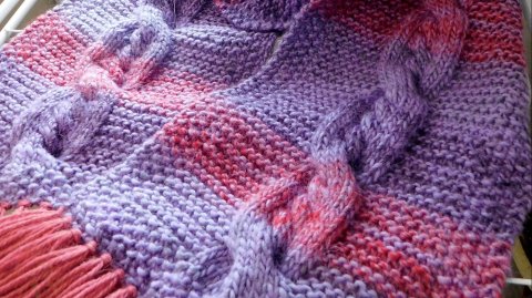 ЧТО БЫ ТАКОЕ СВЯЗАТЬ ИЗ ОДНОГО МОТКА РОВНИЦЫ МУЛЬТИКОЛОРОВОЙ? ДА ШАРФ ЖЕ! //ШАРФ "НОВОГОДНИЙ"