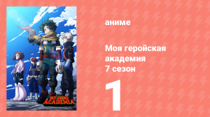 Моя геройская академия 7 сезон 1 серия (аниме-сериал, 2024)