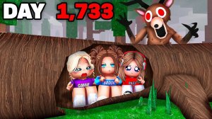 Я выживаю в БУНКЕРЕ в игре 99 ночей в лесу РОБЛОКС!